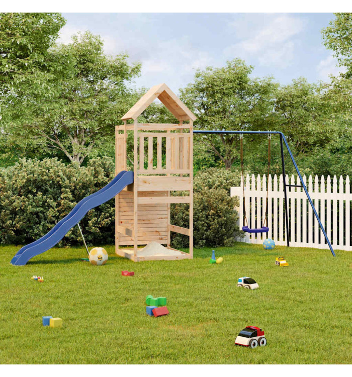 Aire de jeux d'extérieur bois de pin massif | Mobilier & Déco
