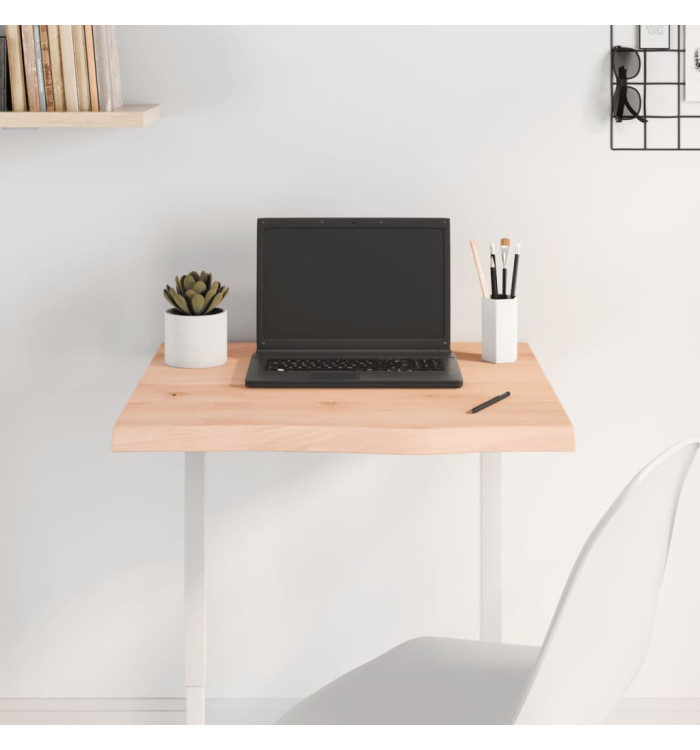 Dessus de table 60x60x(2-4) cm bois de chêne massif non traité | Mobilier & Déco