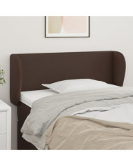 Tête de lit avec oreilles Marron 83x23x78/88 cm Similicuir | Mobilier & Déco