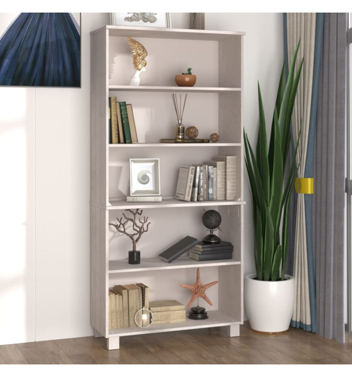Buffet HAMAR Bois massif de pin Blanc | Mobilier & Déco