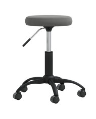 Tabouret de massage Velours Gris foncé | Mobilier & Déco