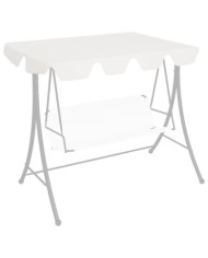 Toit de rechange de balançoire blanc 150/130x105/70 cm | Mobilier & Déco