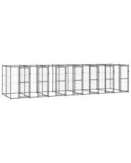 Chenil extérieur Acier 16,94 m² | Mobilier & Déco