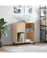 Armoire à disques chêne sonoma 84,5x38x89 cm bois d'ingénierie | Mobilier & Déco