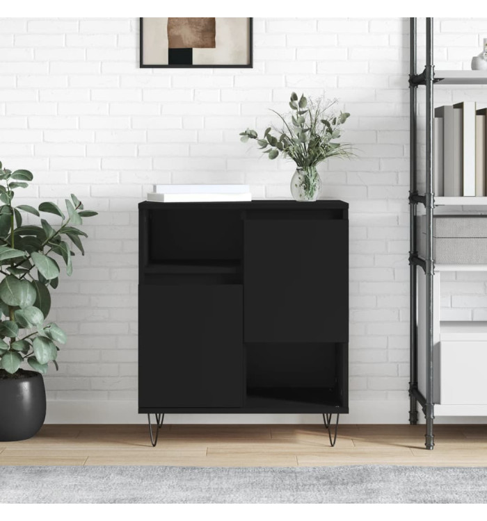 Buffet Noir 60x35x70 cm Bois d'ingénierie | Mobilier & Déco