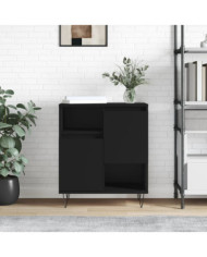 Buffet Noir 60x35x70 cm Bois d'ingénierie | Mobilier & Déco