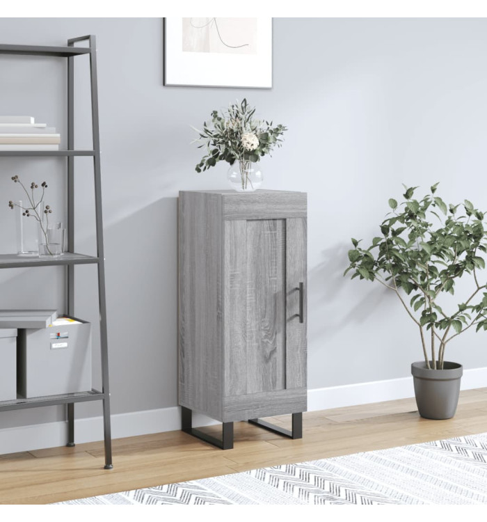 Buffet Sonoma gris 34,5x34x90 cm Bois d'ingénierie | Mobilier & Déco