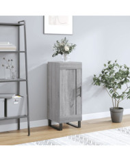 Buffet Sonoma gris 34,5x34x90 cm Bois d'ingénierie | Mobilier & Déco