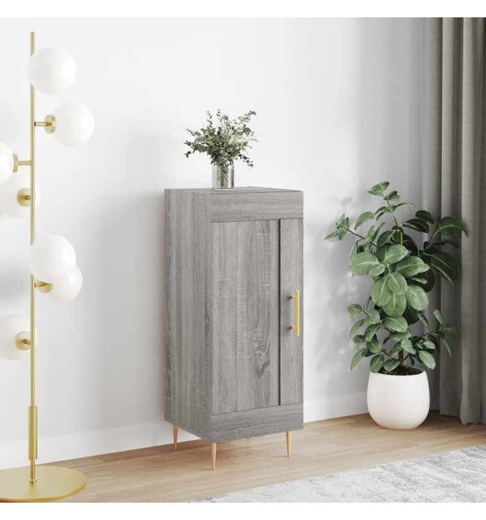 Buffet Sonoma gris 34,5x34x90 cm Bois d'ingénierie | Mobilier & Déco