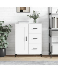 Buffet blanc 69,5x34x90 cm bois d'ingénierie | Mobilier & Déco