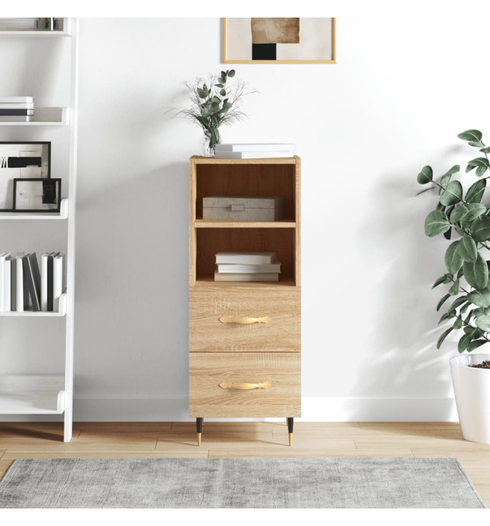 Buffet Chêne sonoma 34,5x34x90 cm Bois d'ingénierie | Mobilier & Déco
