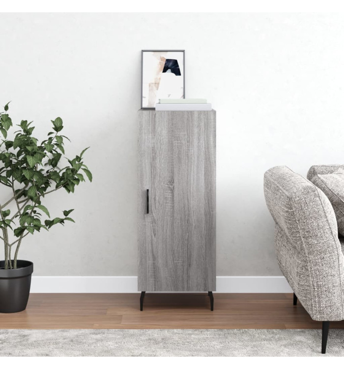 Buffet Sonoma gris 34,5x34x90 cm Bois d'ingénierie | Mobilier & Déco