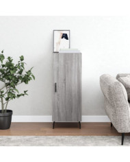 Buffet Sonoma gris 34,5x34x90 cm Bois d'ingénierie | Mobilier & Déco