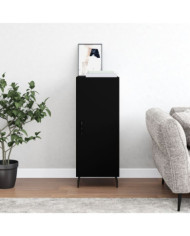 Buffet Noir 34,5x34x90 cm Bois d'ingénierie | Mobilier & Déco