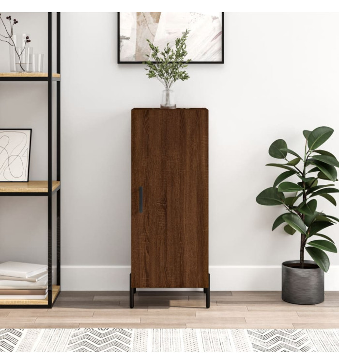 Buffet Chêne marron 34,5x34x90 cm Bois d'ingénierie | Mobilier & Déco