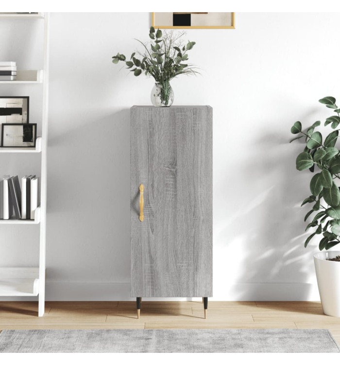 Buffet Sonoma gris 34,5x34x90 cm Bois d'ingénierie | Mobilier & Déco