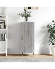 Buffet Sonoma gris 34,5x34x90 cm Bois d'ingénierie | Mobilier & Déco