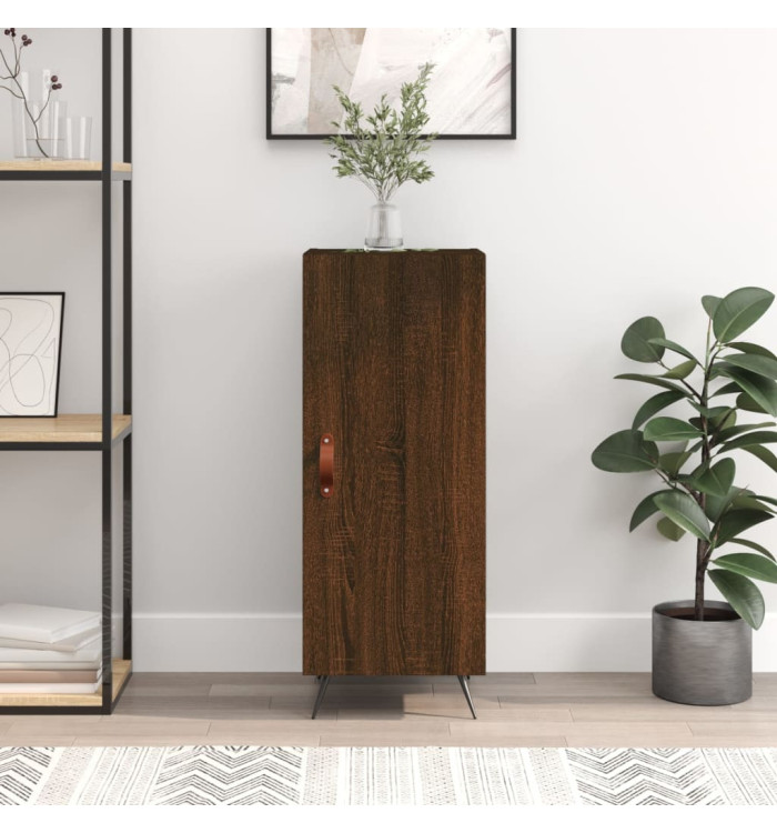 Buffet Chêne marron 34,5x34x90 cm Bois d'ingénierie | Mobilier & Déco