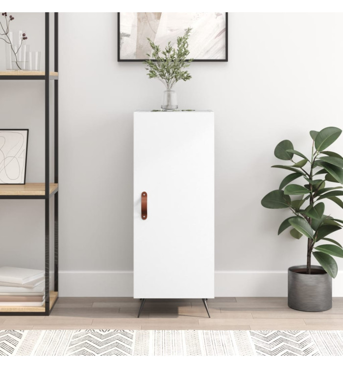 Buffet blanc 34,5x34x90 cm bois d'ingénierie | Mobilier & Déco