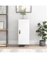 Buffet blanc 34,5x34x90 cm bois d'ingénierie | Mobilier & Déco