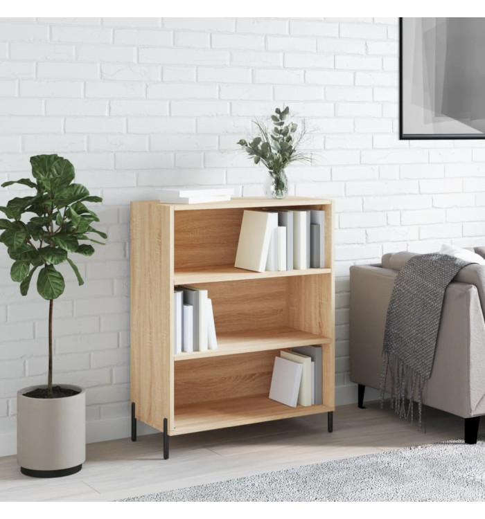 Armoire à étagères chêne sonoma 69,5x32,5x90 cm bois ingénierie | Mobilier & Déco