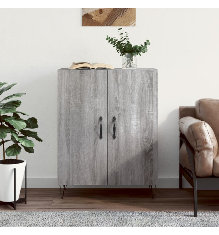 Buffet sonoma gris 69,5x34x90 cm bois d'ingénierie | Mobilier & Déco
