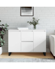 Buffet blanc 104x35x70 cm bois d'ingénierie | Mobilier & Déco