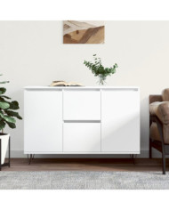 Buffet blanc 104x35x70 cm bois d'ingénierie | Mobilier & Déco