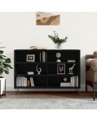 Buffet noir 103,5x35x70 cm bois d'ingénierie | Mobilier & Déco