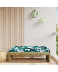 Repose-pied de jardin 120x80 cm bois de pin imprégné | Mobilier & Déco
