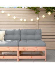 Canapé central avec coussins bois massif douglas | Mobilier & Déco
