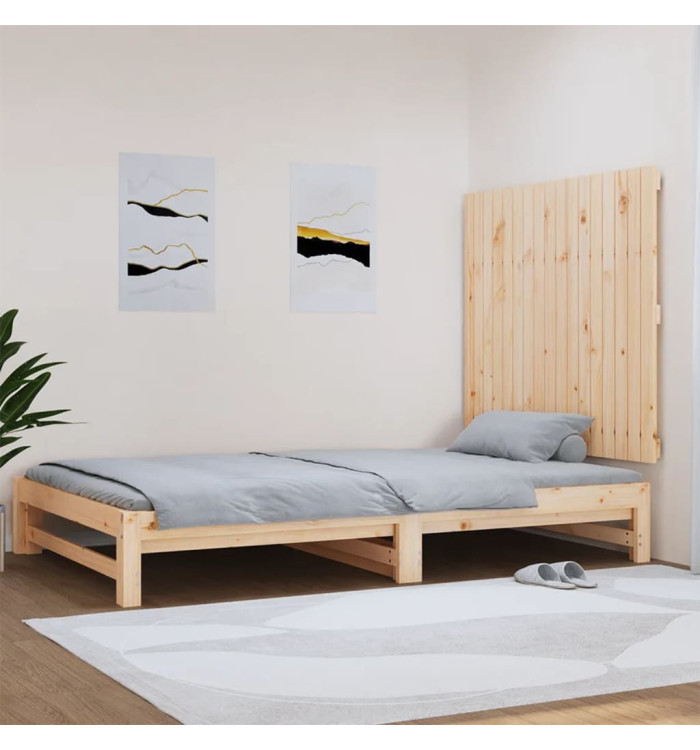 Tête de lit murale 108x3x90 cm Bois massif de pin | Mobilier & Déco