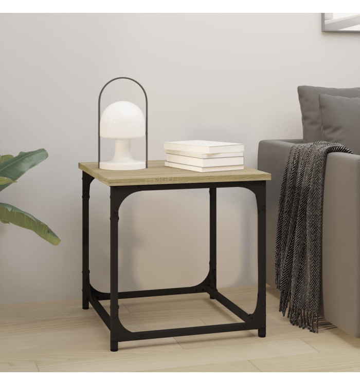 Table d'appoint Chêne sonoma 40x40x40 cm Bois d'ingénierie | Mobilier & Déco