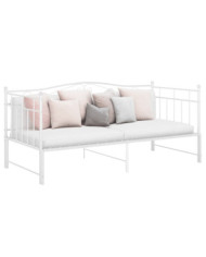 Cadre de canapé-lit extensible sans matelas blanc 90x200 cm | Mobilier & Déco