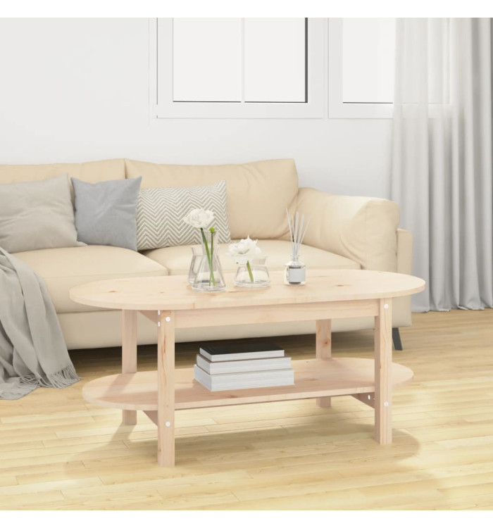 Table basse 110x55x45 cm Bois massif de pin | Mobilier & Déco