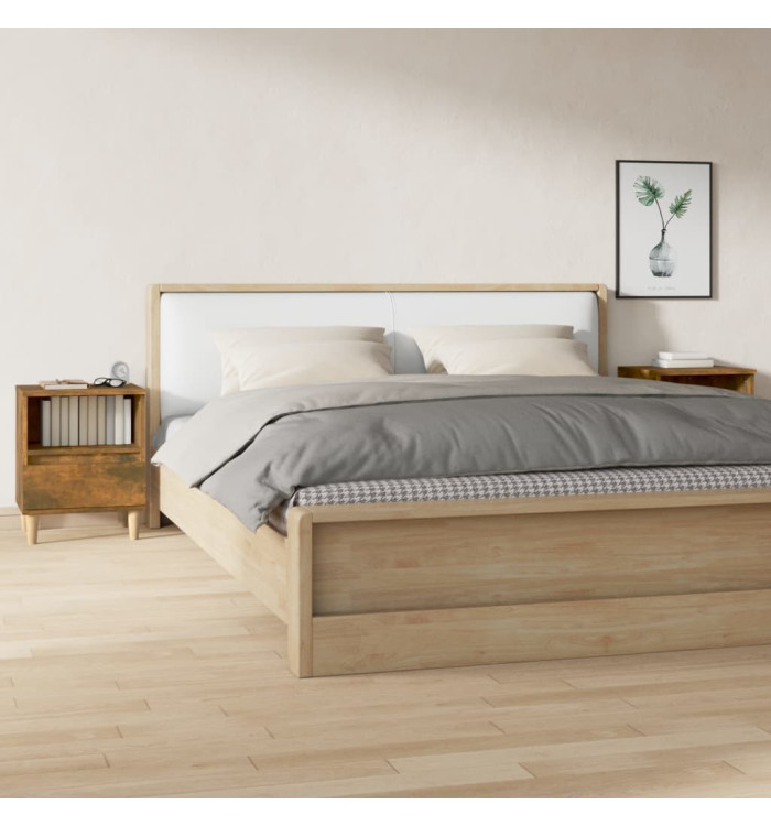 Tables de chevet 2 pcs Chêne fumé 40x35x50 cm | Mobilier & Déco