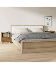 Tables de chevet 2 pcs Chêne fumé 40x35x50 cm | Mobilier & Déco