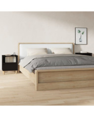 Tables de chevet 2 pcs Noir 40x35x50 cm | Mobilier & Déco