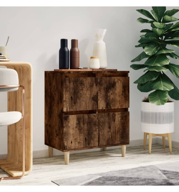 Buffet Chêne fumé 60x35x70 cm Bois d'ingénierie | Mobilier & Déco