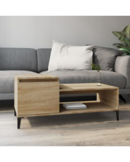 Table basse Chêne sonoma 100x50x45 cm Bois d'ingénierie | Mobilier & Déco