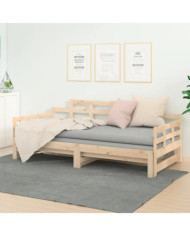 Lit coulissant sans matelas bois de pin solide | Mobilier & Déco