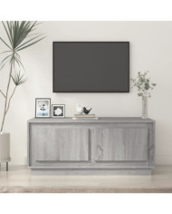 Table basse sonoma gris 102x50x44 cm bois d'ingénierie | Mobilier & Déco