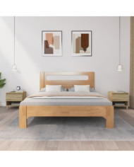 Tables de chevet 2pcs Chêne sonoma 50x46x50cm Bois d’ingénierie | Mobilier & Déco
