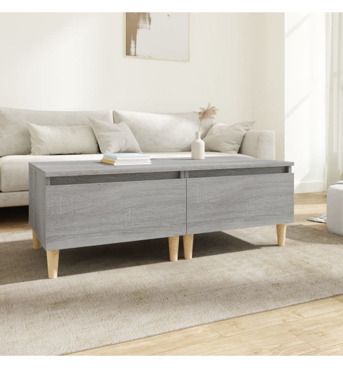 Tables d'appoint 2 pcs Sonoma gris 50x46x35 cm Bois ingénierie | Mobilier & Déco