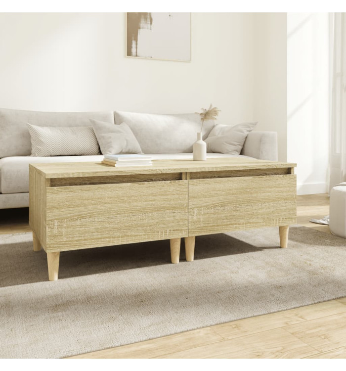 Tables d'appoint 2 pcs Chêne sonoma 50x46x35 cm Bois ingénierie | Mobilier & Déco