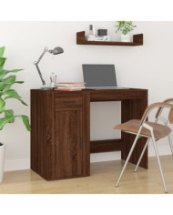 Bureau Chêne marron 100x49x75 cm Bois d'ingénierie | Mobilier & Déco