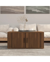 Table basse Chêne marron 80x50x36 cm Bois d'ingénierie | Mobilier & Déco