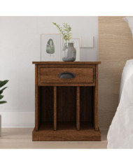 Table de chevet chêne marron 43x36x50 cm | Mobilier & Déco