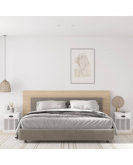 Tables de chevet 2 pcs blanc 43x36x50 cm | Mobilier & Déco