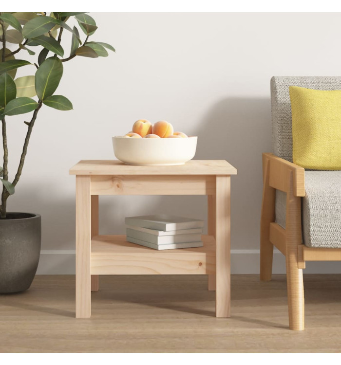 Table basse 45x45x40 cm Bois massif de pin | Mobilier & Déco